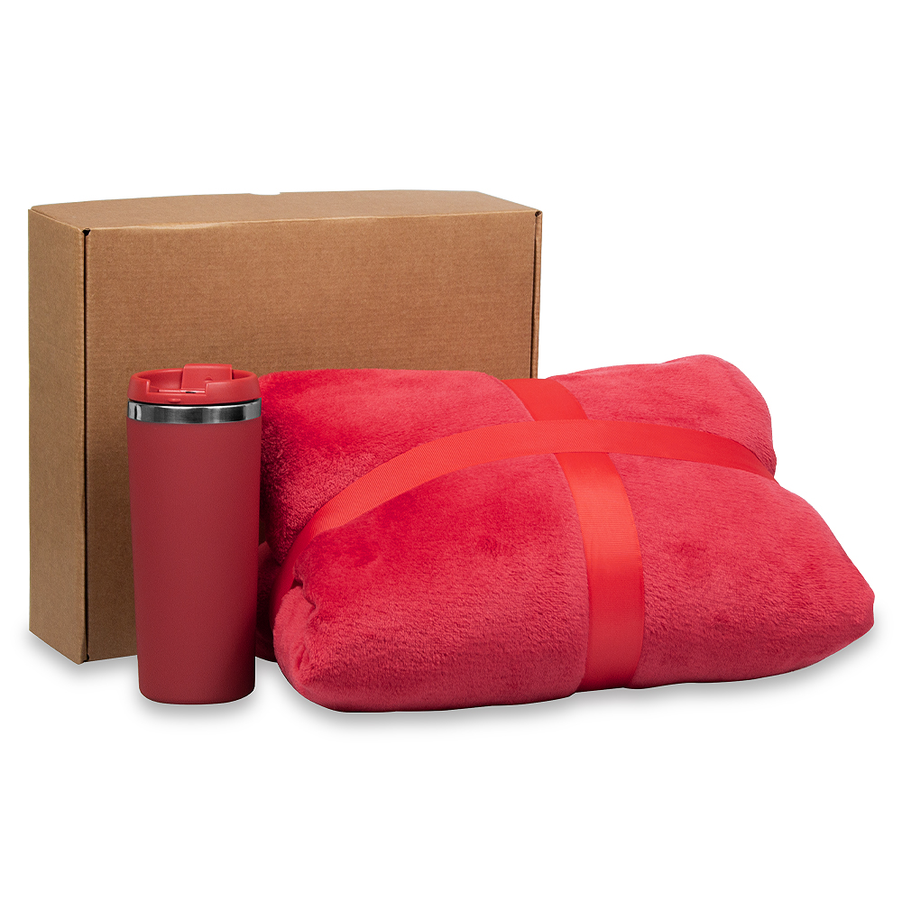 Набор подарочный Solution Duo (плед, термокружка)