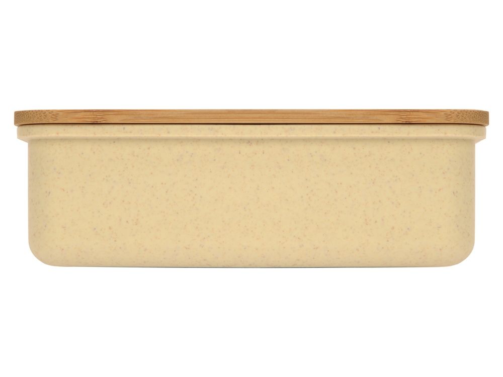 Ланч-бокс «Lunch» из пшеничного волокна с бамбуковой крышкой