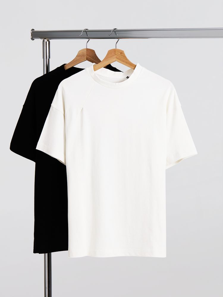 Футболка оверсайз унисекс Sinkopa, молочно-белая, размер M/L