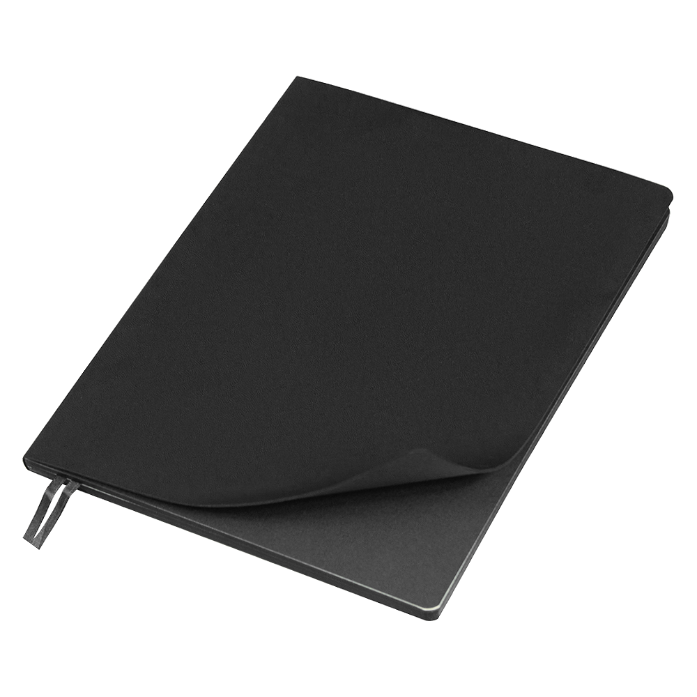 Ежедневник Flexy Forest Urban Latte A4, недатированный, черный 