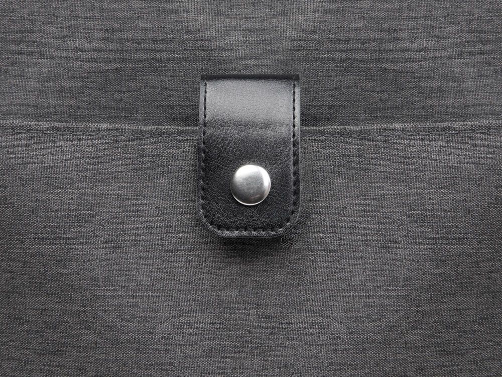 Сумка-холодильник Fabrizio со штопором, серый/черный