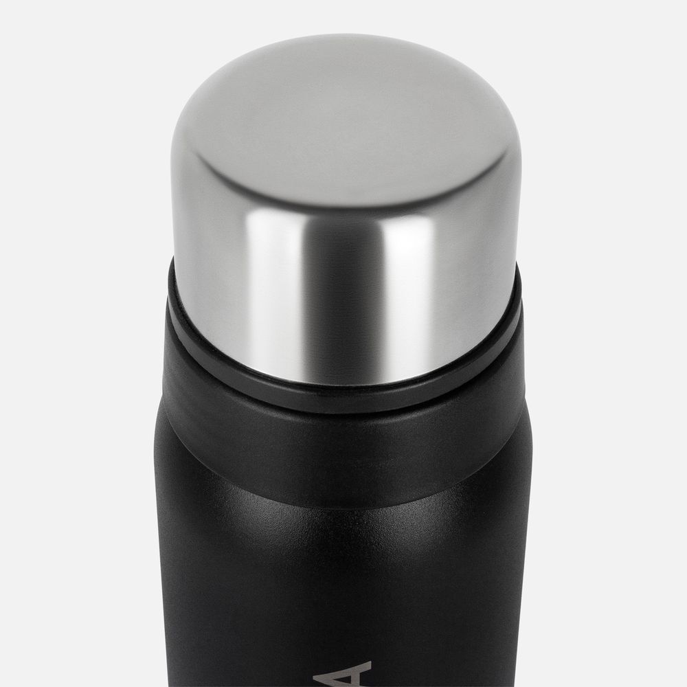 Термос Relaxika 750 со стикерпаком, черный Термос Relaxika 750 со стикерпаком, черный