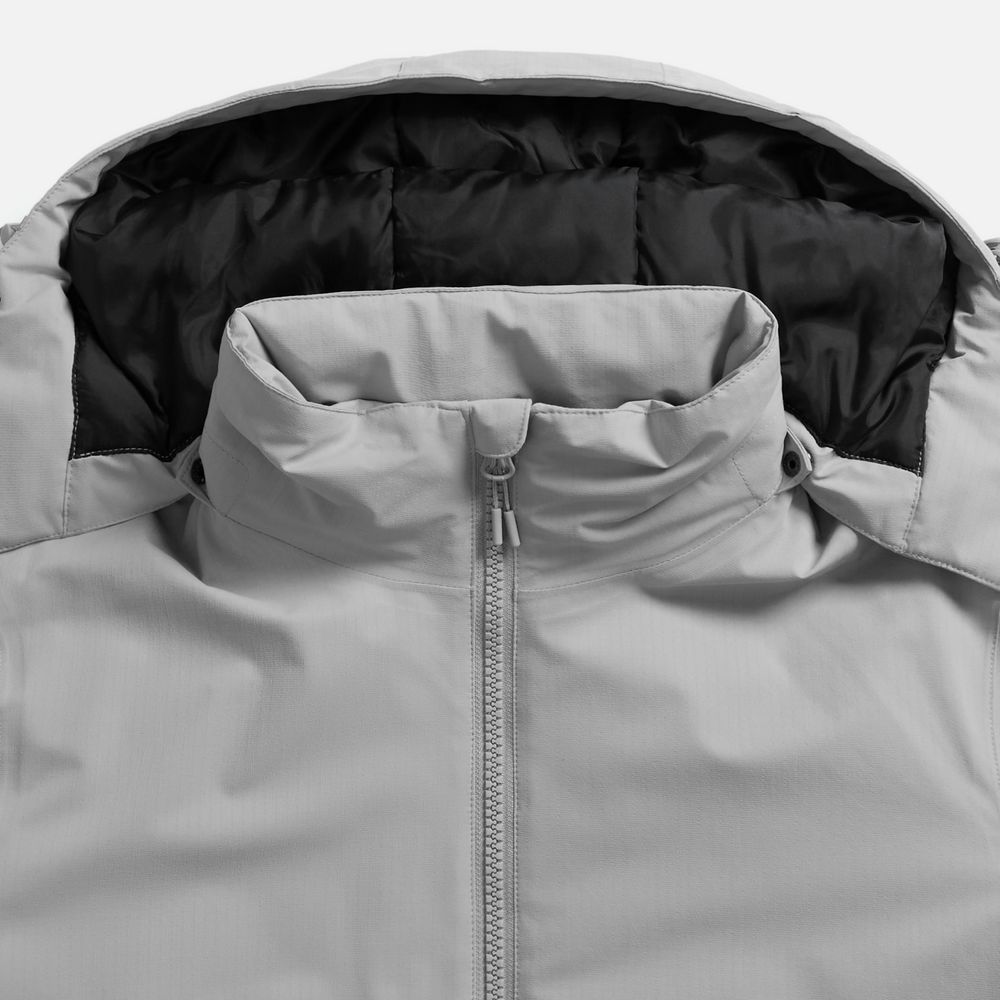 Куртка-парка унисекс Sfera, светло-серая, размер S