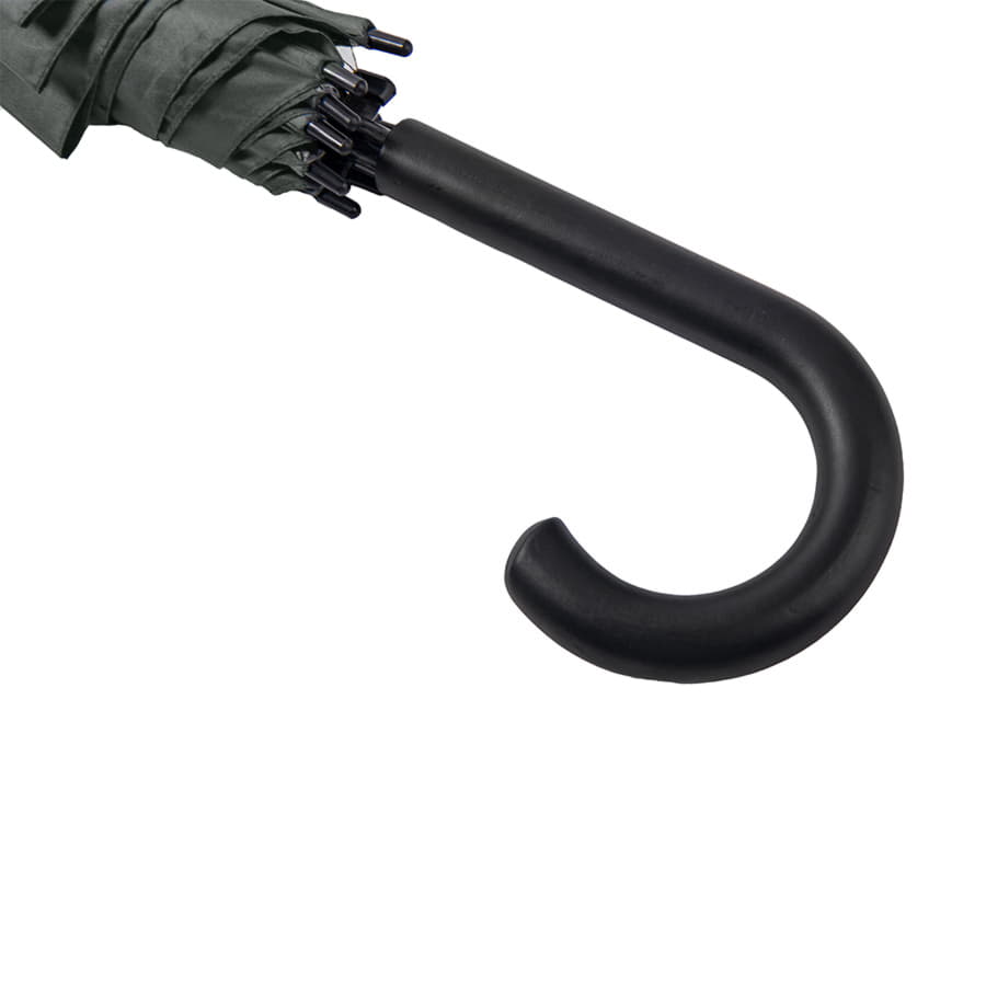 Зонт-трость ANTI WIND, полуавтомат, пластиковая ручка, темно-серый; D=103 см 