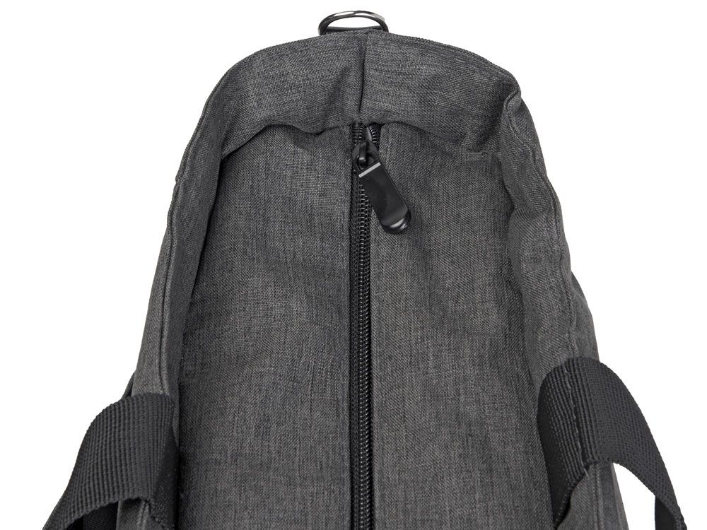 Сумка-холодильник Fabrizio со штопором, серый/черный