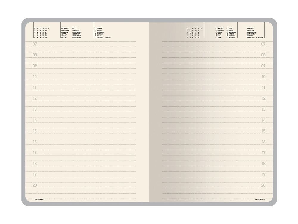 Ежедневник недатированный А5 "Vincent new", оранжевый