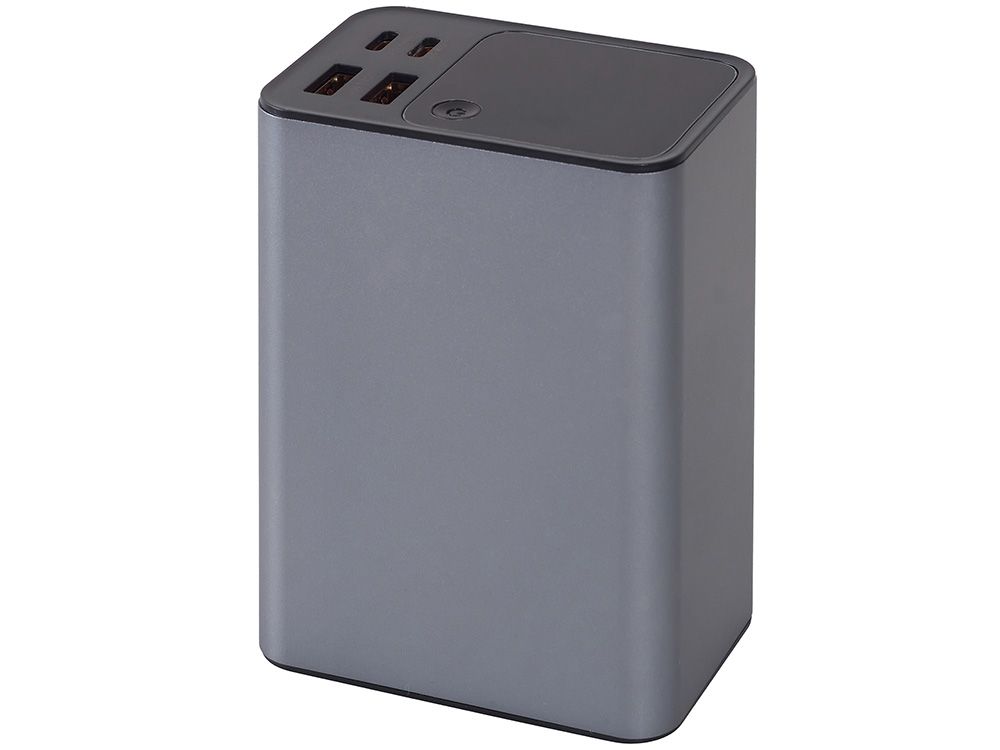 Внешний аккумулятор для ноутбуков «EpIQ», 100 Вт, 30000 mAh, темно-серый