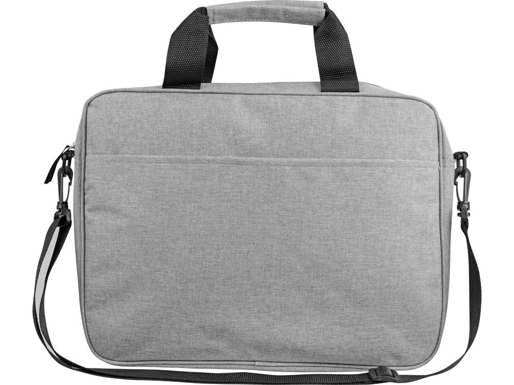 Сумка «Брейв» для документов и ноутбука 13,3", светло-серый/черный