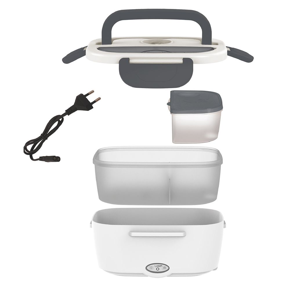 Ланчбокс с подогревом Yummybox, серый