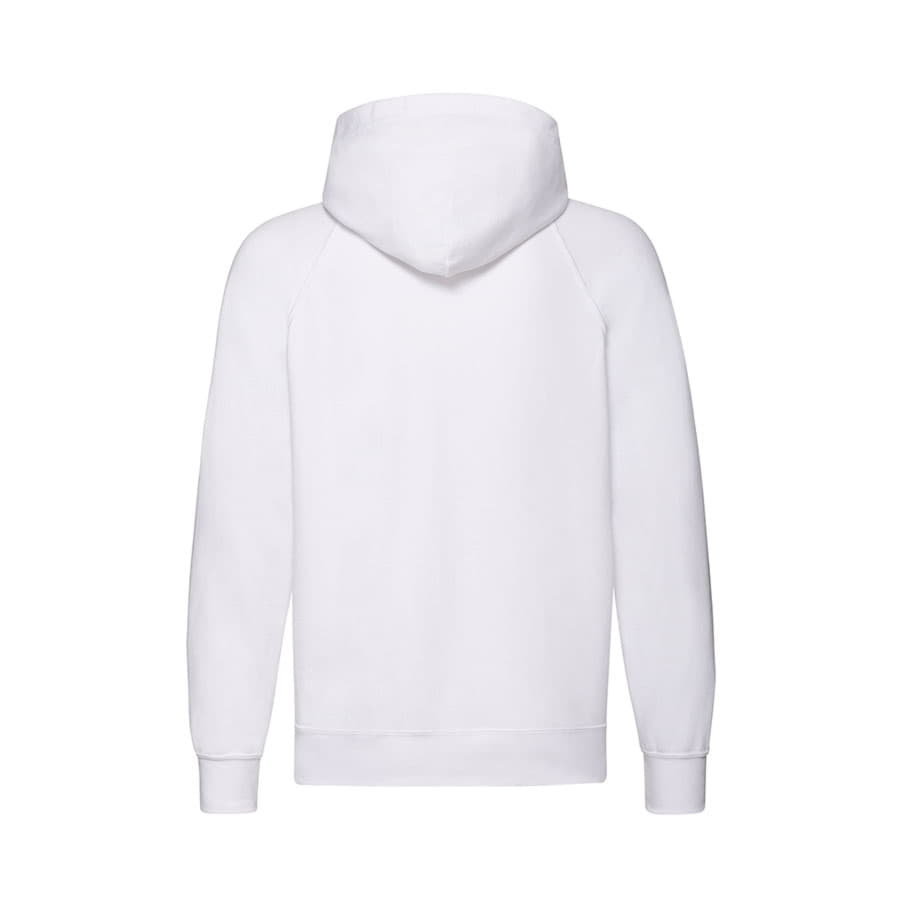 Толстовка без начеса "Lightweight Hooded Sweat",  белый, S, 80% х/б 20% полиэстер, 240 г/м2