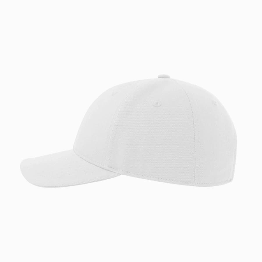Бейсболка "LIBERTY SANDWICH-S", 6 клиньев, сэндвич, метал. застежка, белый, 100% хлопок, 270 г/м2