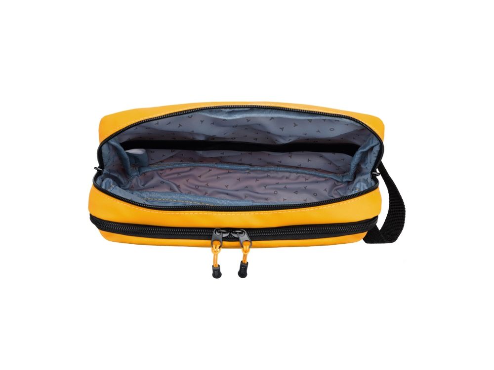 Несессер TORBER РИТМ, желтый, полиэстер 900D с PU покрытием, 27 х 18 х 6 см