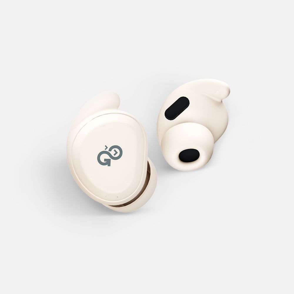 Беспроводные наушники CityBuds S, белые (слоновая кость)