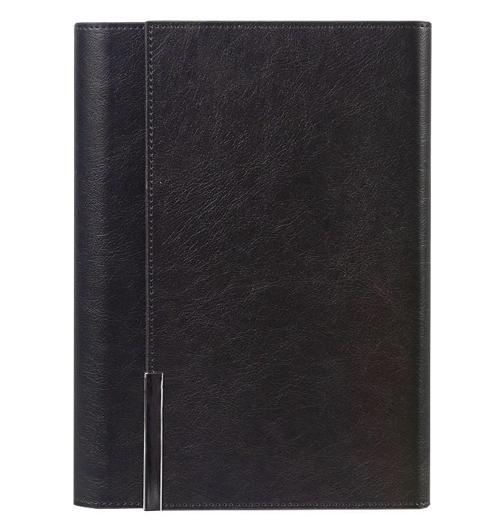 Ежедневник в суперобложке Country Liberty Mocca NUBA A5+, черный, недатированный, в твердой обложке