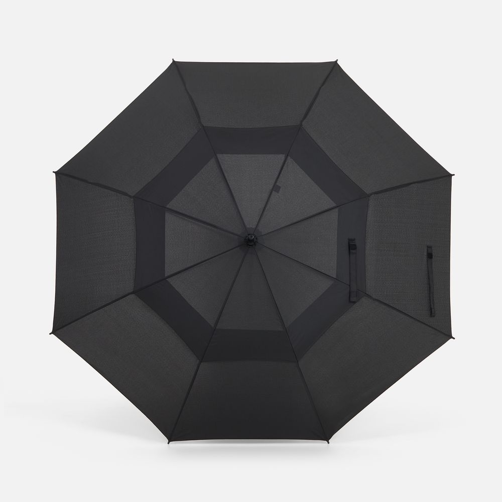 Зонт-трость Dome Double, черный Зонт-трость Dome Double, черный