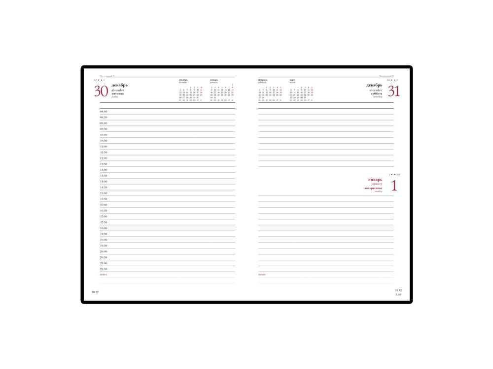 Ежедневник датированный А5 «Ideal New» 2025, коричневый