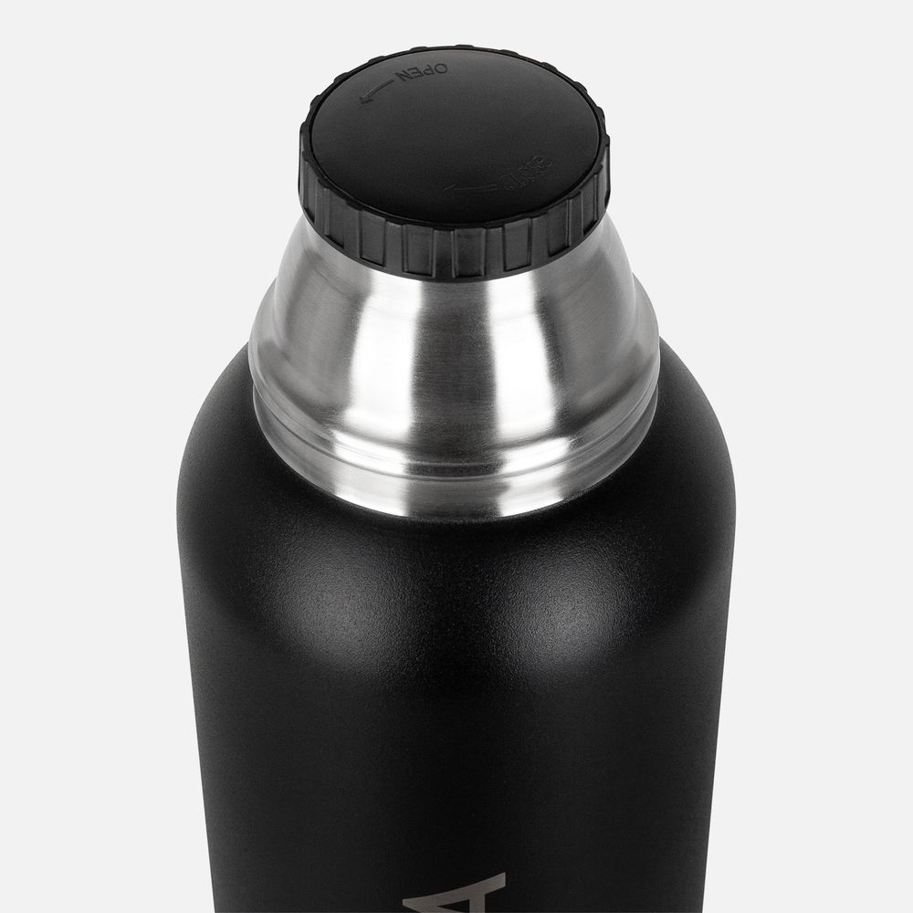 Термос Relaxika 1600 со стикерпаком, черный Термос Relaxika 1600 со стикерпаком, черный