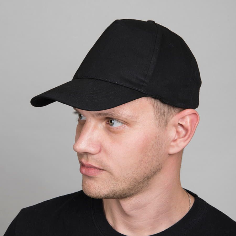 Бейсболка "Light", 5 клиньев,  застежка на липучке; желтый; 100% хлопок; плотность 150 г/м2