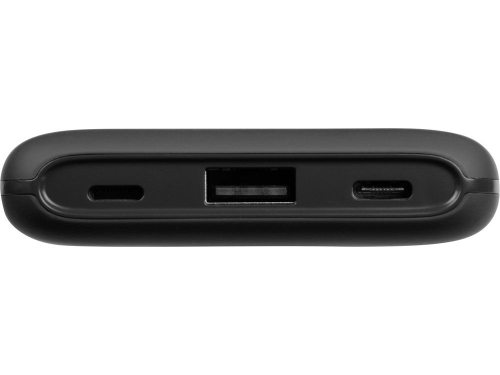 Внешний беспроводной аккумулятор с подсветкой лого "Reserve X". 8000 mAh, черный