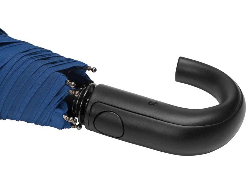 Складной зонт полуавтоматический, синий