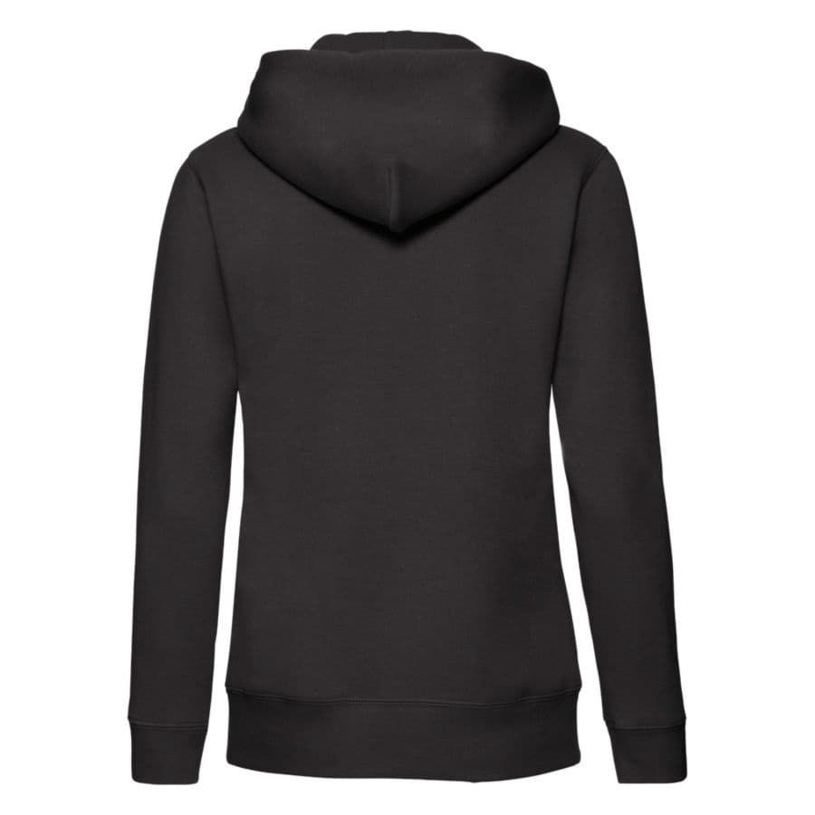 Толстовка "Lady-Fit Hooded Sweat Jacket", черный_XS, 75% х/б, 25% п/э, 280 г/м2