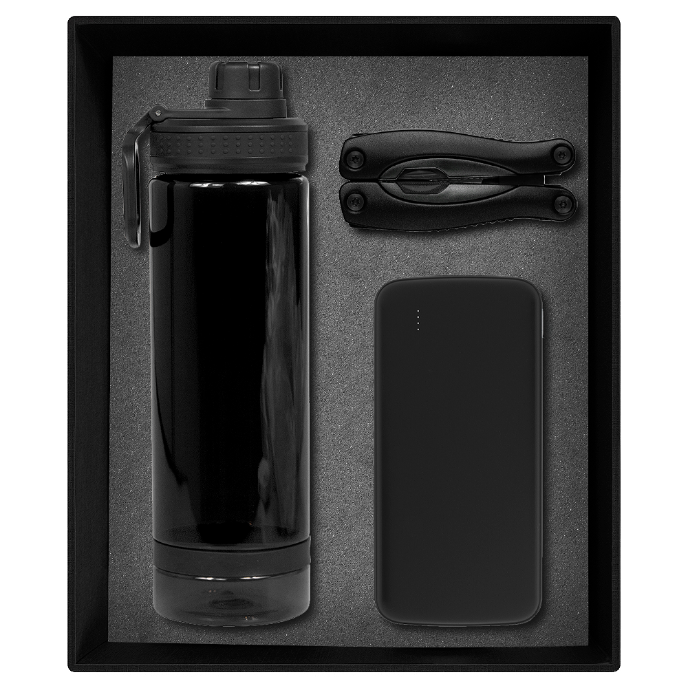 Набор подарочный Solution Prestige Trio (внешний аккумулятор, мультитул, бутылка для воды)