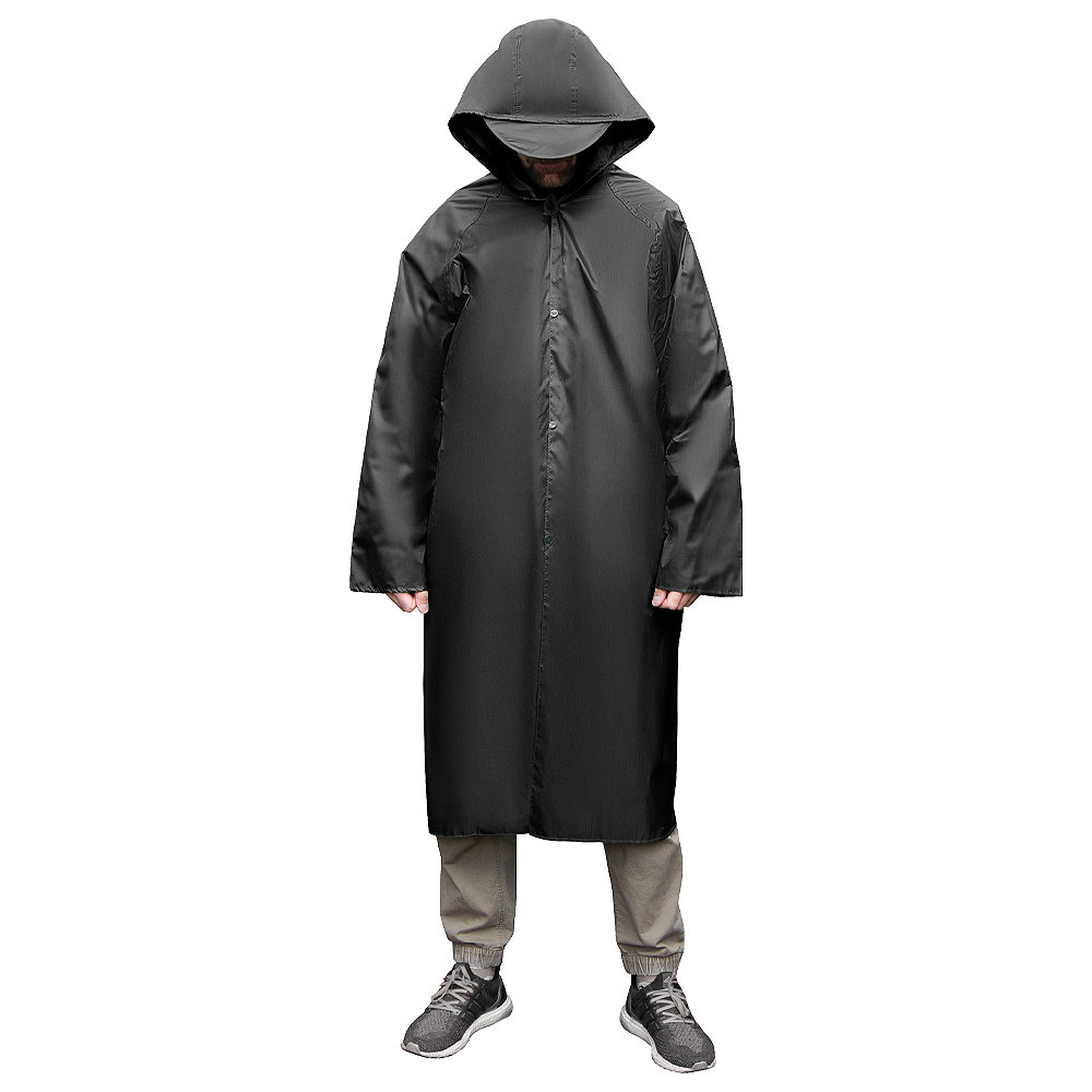 Дождевик Oxford, унисекс, материал полиэстер с пропиткой, размер M-L, черный