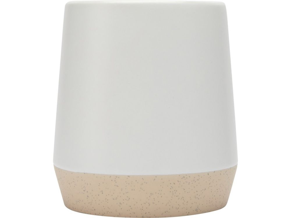 Dolce керамическая кружка объемом 300 мл с матовой отделкой, белый