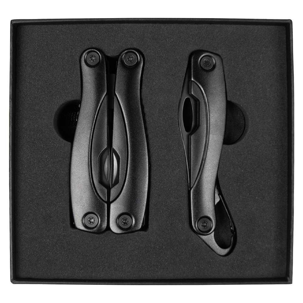 Набор подарочный мультитул и нож Tools Sheffield , черный