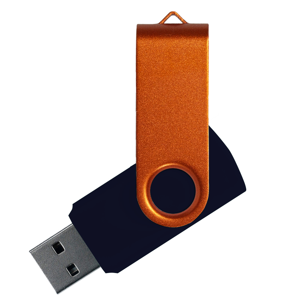 Флеш накопитель USB 2.0 Twister Сolor Mix 16GB, пластик Софт Тач/металл