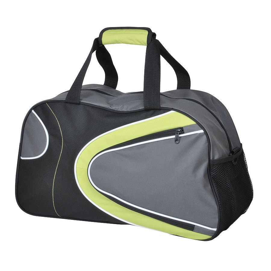 Сумка для спорта и отдыха "Fitness & Wellness", зеленый, 50х28х20 см, полиэстер; шелкография