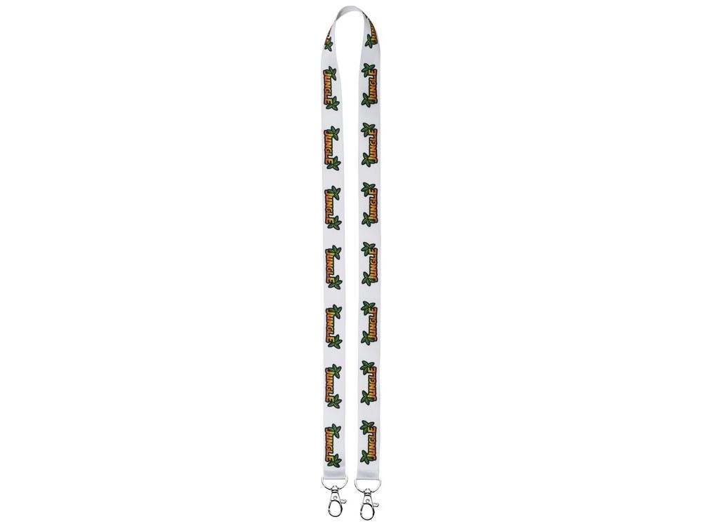 Ланъярд под сублимацию с 2-мя карабинами