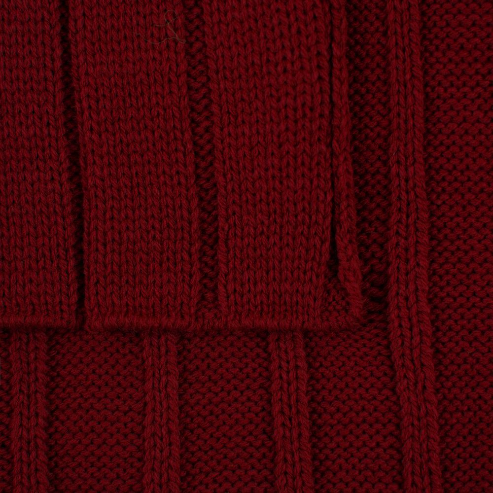 Плед Tressa, красный (бордовый)