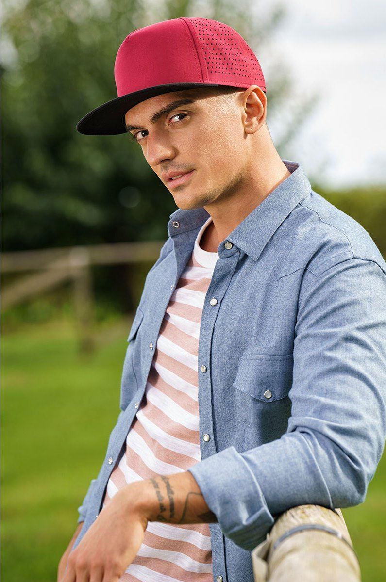 Бейсболка "Bank Five-S", 5 клиньев, бордовый/черный, 100% полиэстер 120 г/м2        