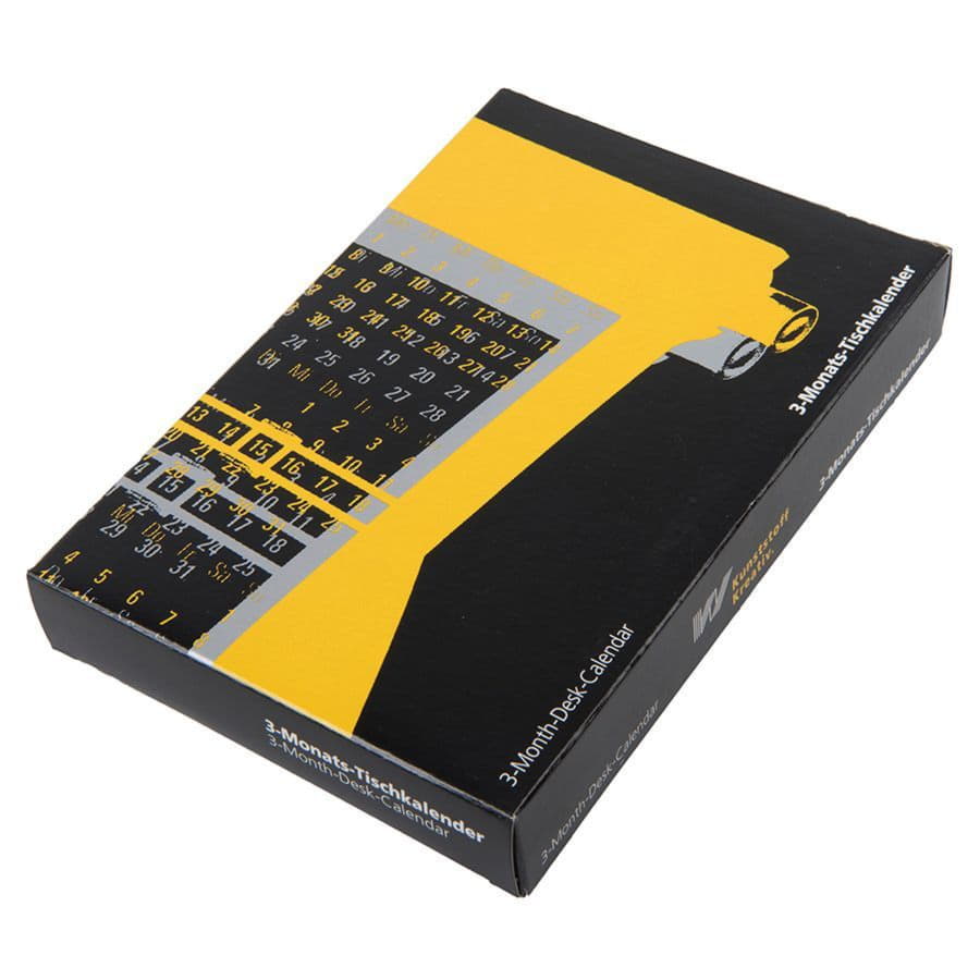 Календарь настольный на 2 года; серый с белым ; 18х11 см; пластик; шелкография, тампопечать