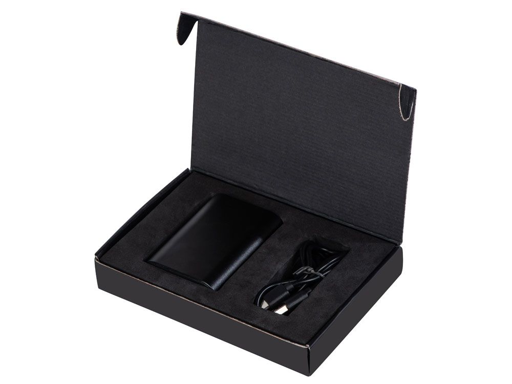 Внешний аккумулятор с QC/PD "Qwik", 10000 mah, черный