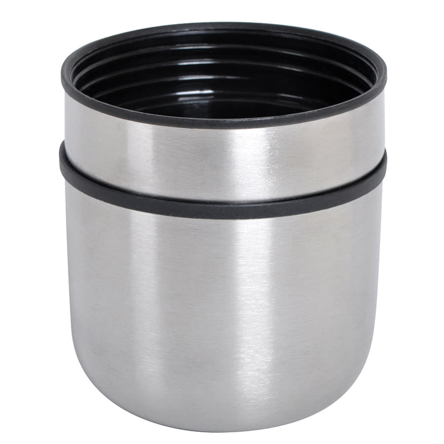 Термос с двумя кружками; D=8 см; H=34,2 см; 1000 мл; металл