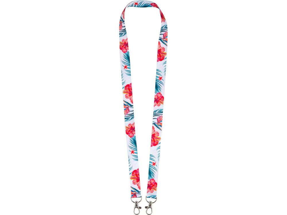 Ланъярд под сублимацию с 2-мя карабинами, 2 см