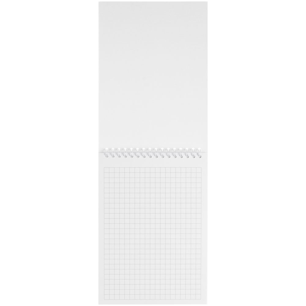 Блокнот Issa в клетку, белый