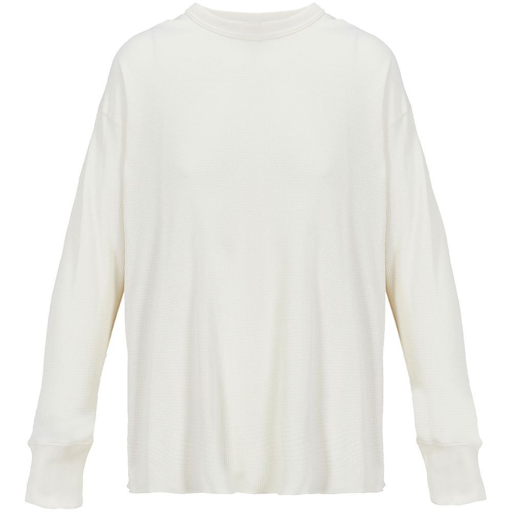 Футболка с длинным рукавом Thermal T, бежевая (неокрашенная), размер S