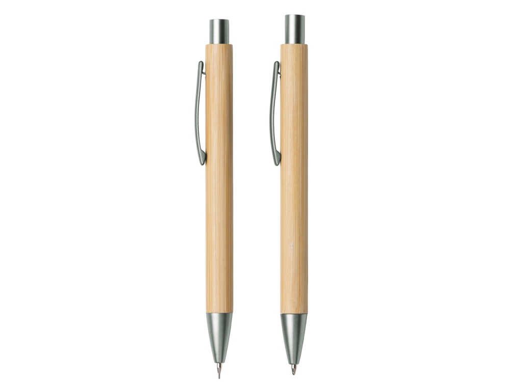 Набор ручка и механический карандаш "Tender bamboo", натуральный