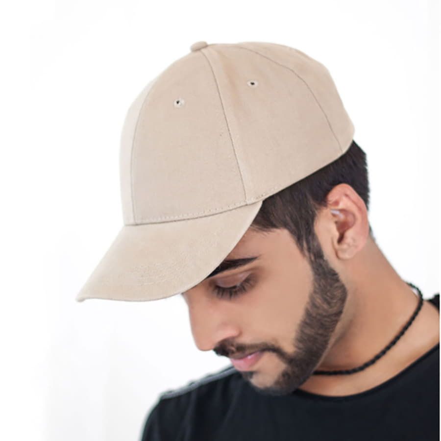 Бейсболка "LIBERTY SIX BUCKLE", 6 клиньев, металлическая застежка, белый, 100% хлопок, 250 г/м2