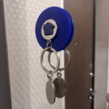 Брелок HALMAN, 11,5х5 см, белый , металл, силикон 