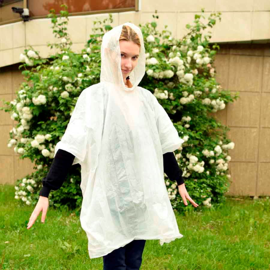 Дождевик "Promo"; белый; универсальный размер, D=6,3 см; полиэтилен, пластик Дождевик "Promo"; белый; универсальный размер, D=6,3 см; полиэтилен, пластик