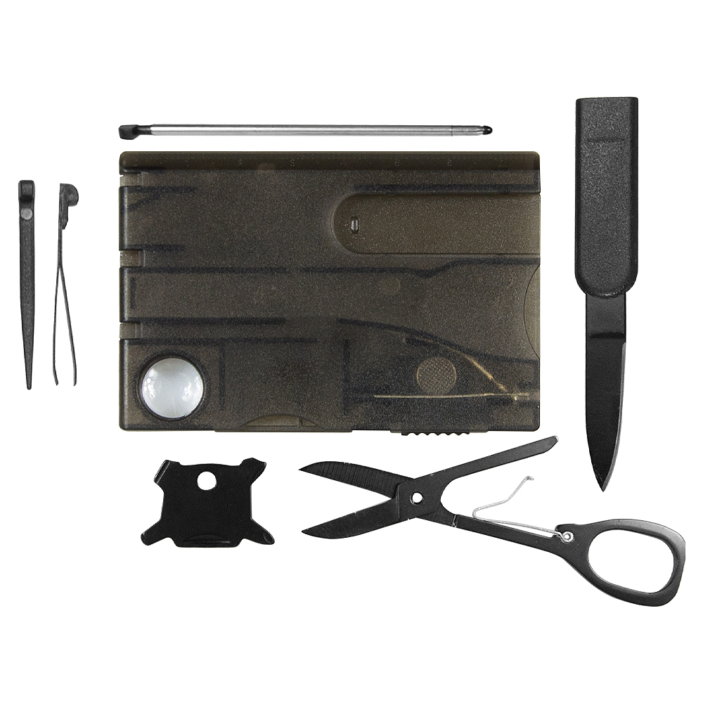 Карточка Tools Nailcare 10 функций, инструменты из нержавеющей стали