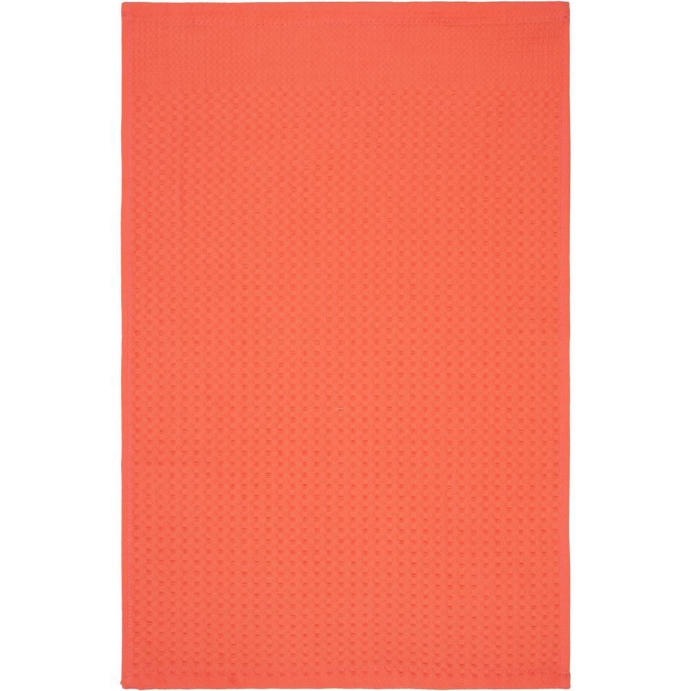 Полотенце вафельное «Деметра», малое, оранжевое (грейпфрут)