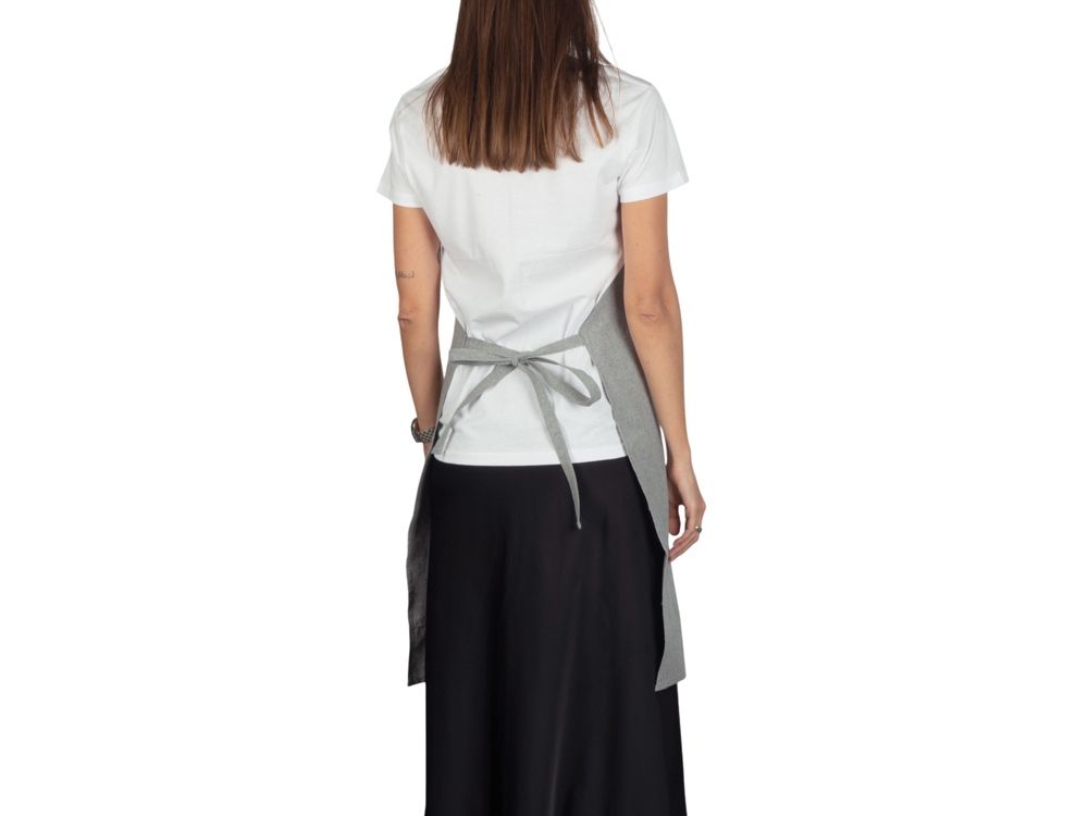 Фартук из переработанных материалов "Newborn", серый