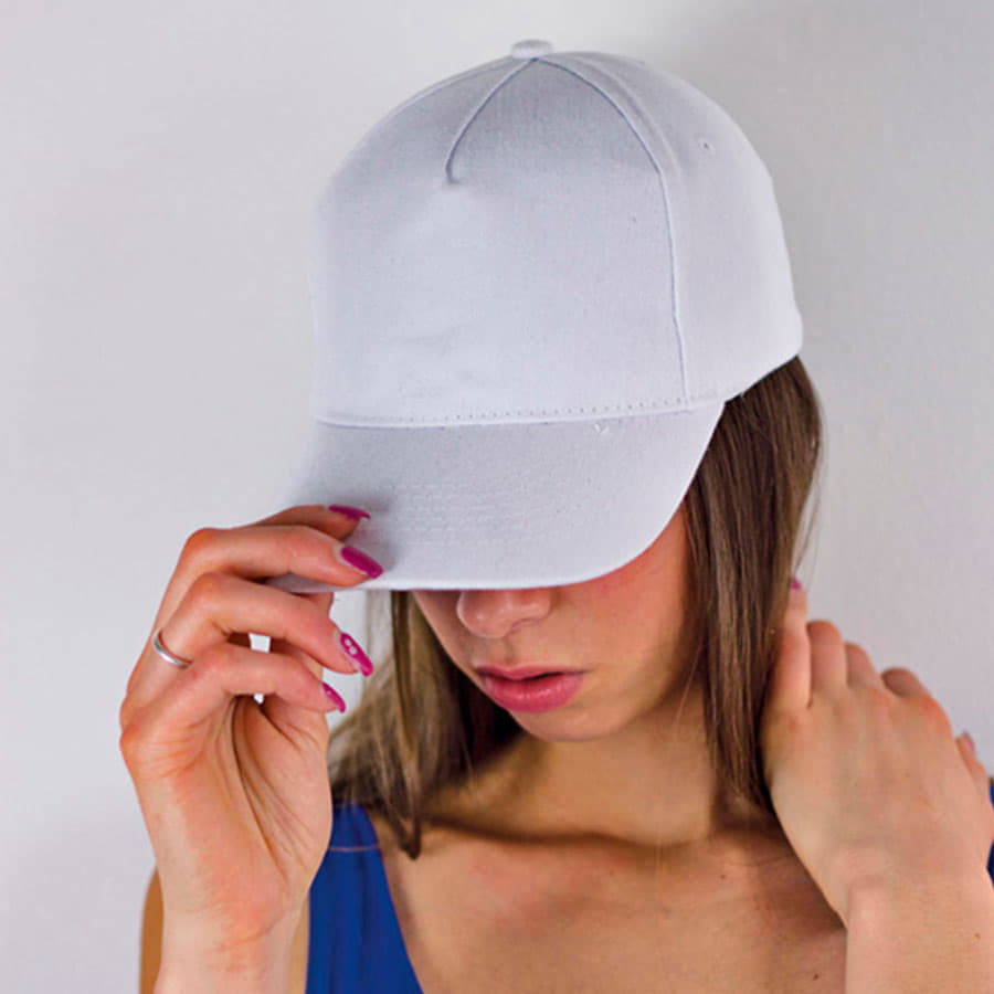 Бейсболка "START FIVE", 5 клиньев, застежка на липучке; бежевый,100% хлопок; плотность 160 г/м2