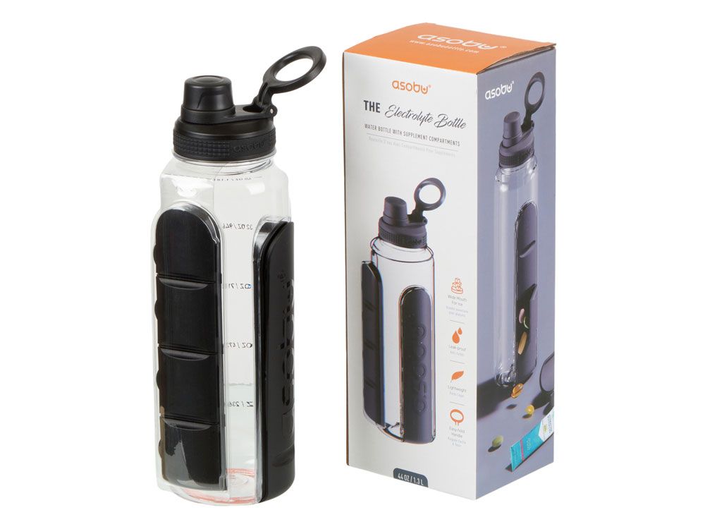 Бутылка для воды «Electrolyte», черный
