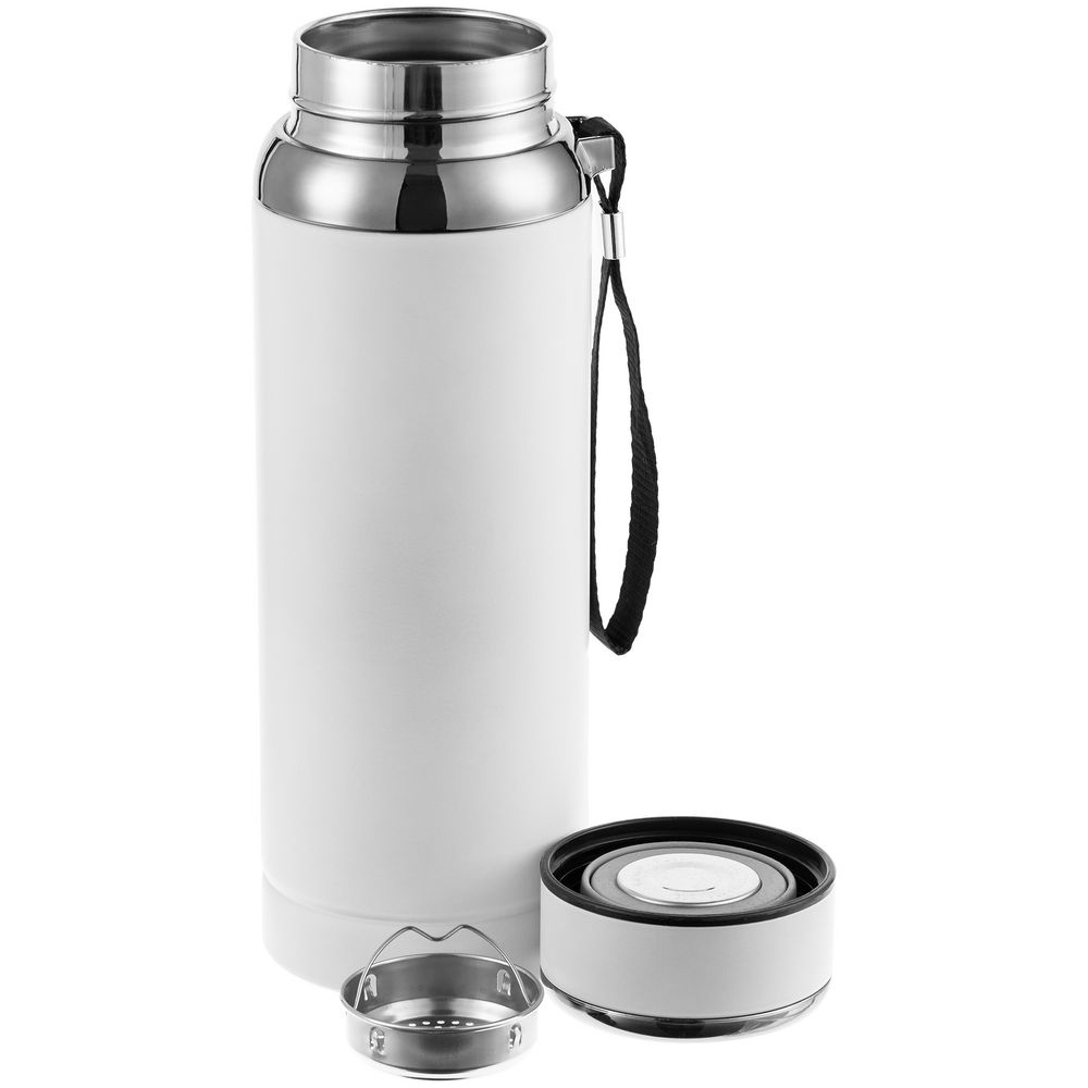 Смарт-термос с ситечком Termino, белый Смарт-термос с ситечком Termino, белый